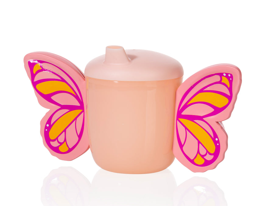 Butterfly Sippy Cup Pink