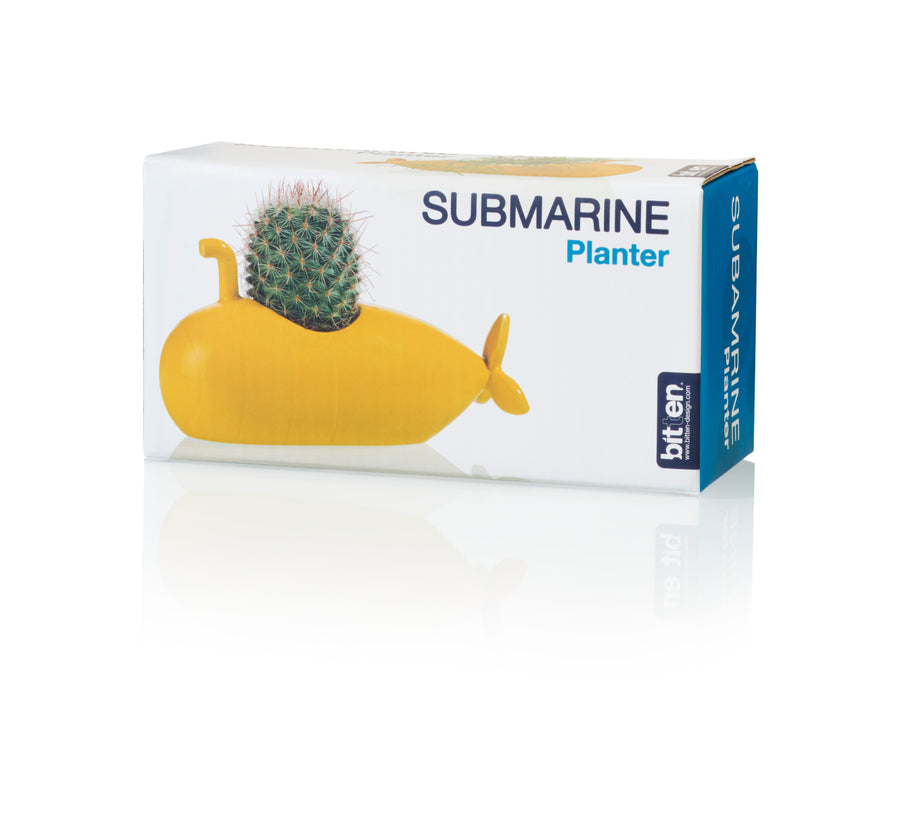 small pineapple planter Submarine Planter Yellow Small – BITTEN BV