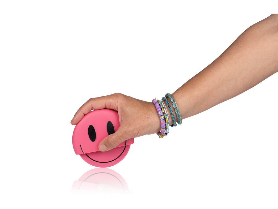 Happy Pizza Cutter Pink