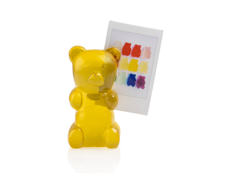 Candy  Bear Magnetic Photo Holder Yellow