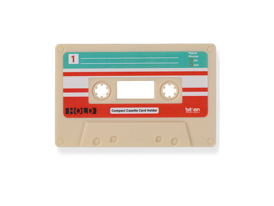 Cassette Card Holder Cream BITTEN BV Cassette Card Holder Cream BITTEN BV