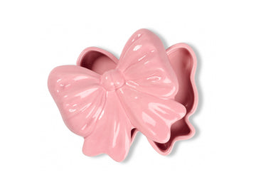 Bow Trinket Box Pink