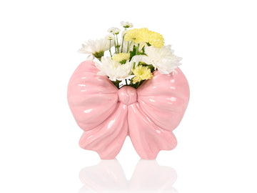 Bow Vase Pink