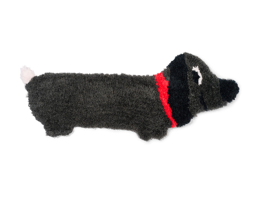 Fluffy Stretched Sausage Dog Rug