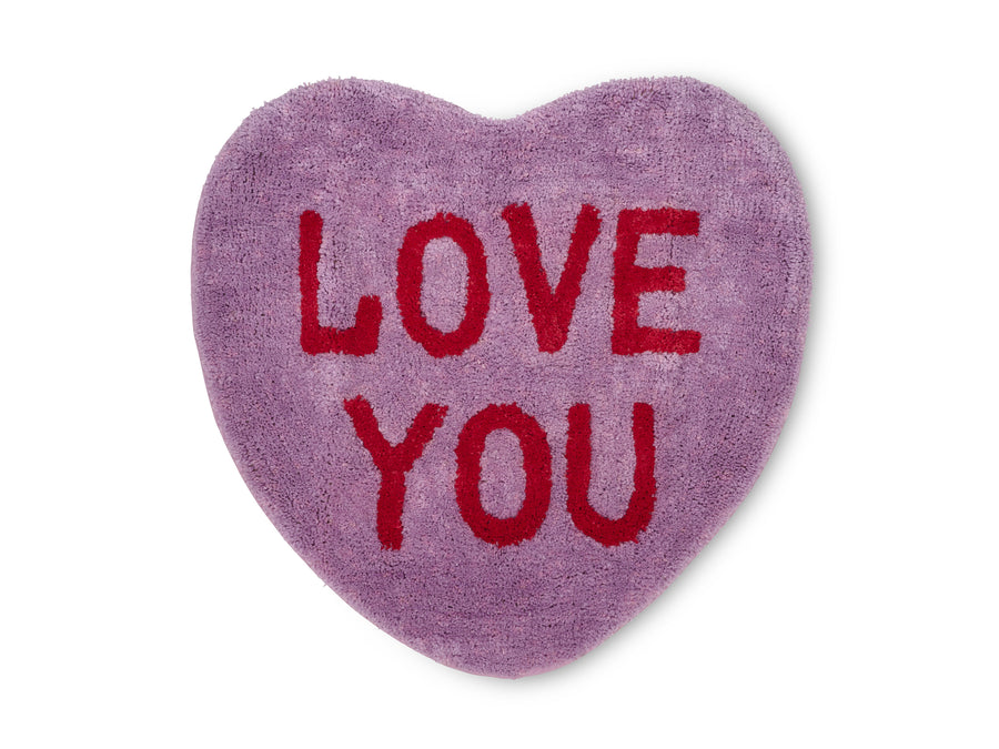 Love You Heart Rug – BITTEN BV