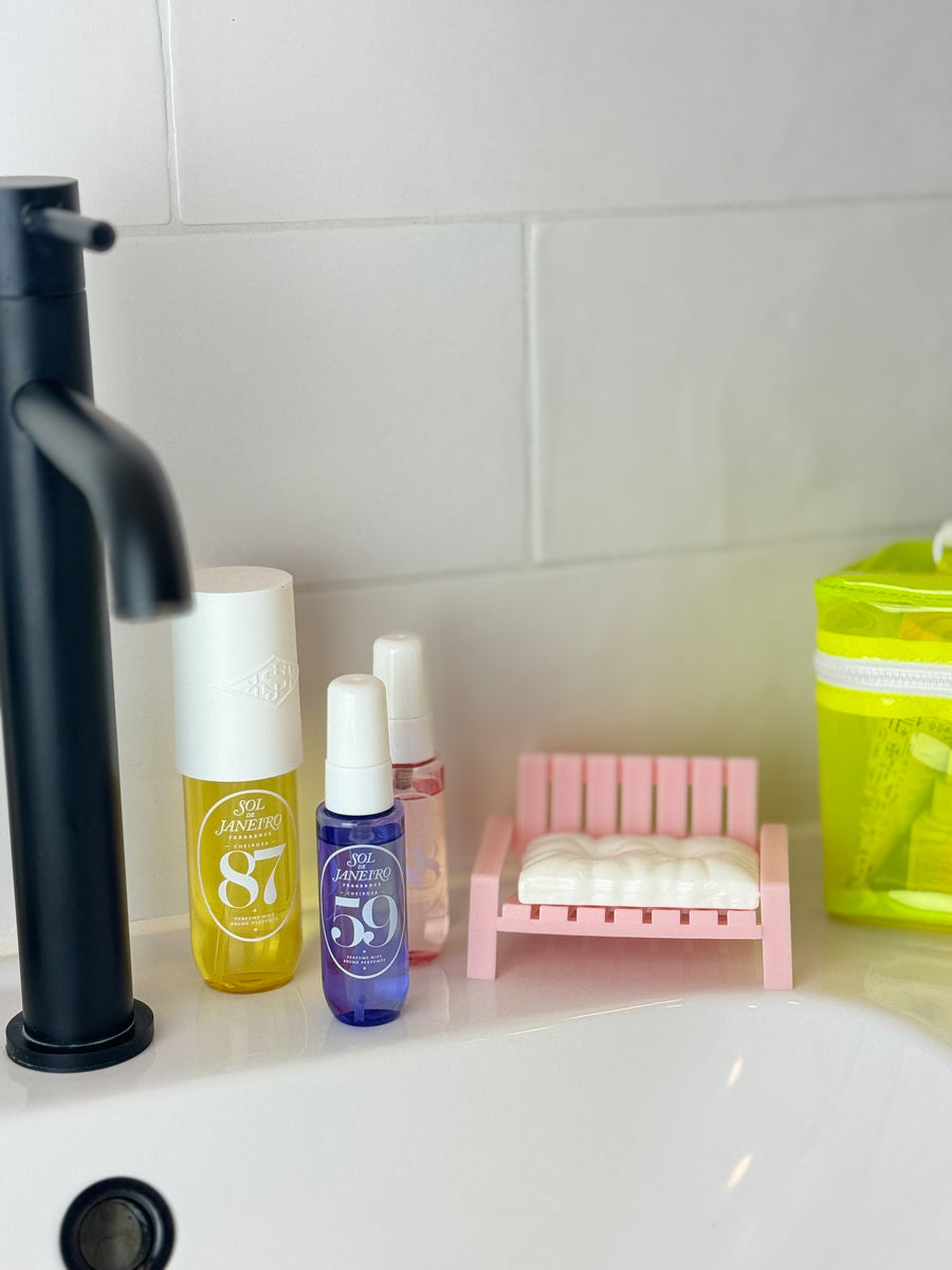 Soapy Bench Soapholder Seashell Pink