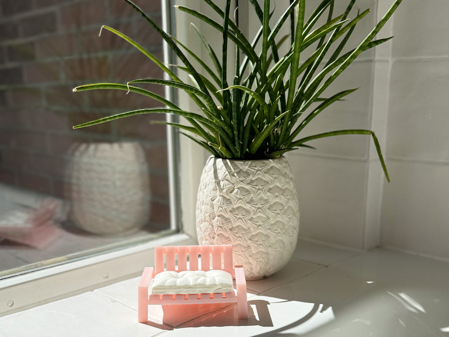 Soapy Bench Soapholder Seashell Pink