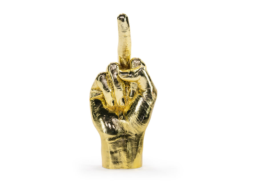 The Finger Sculpture Gold