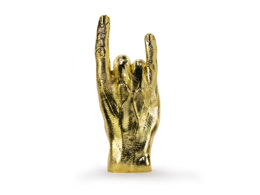You Rock Sculpture Gold