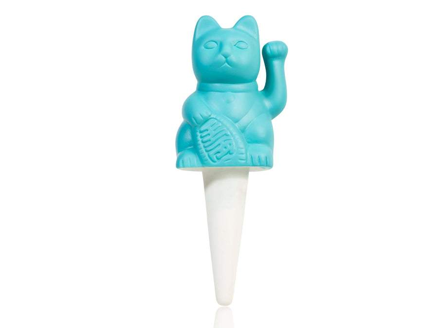 Self Watering Lucky Cat Blue