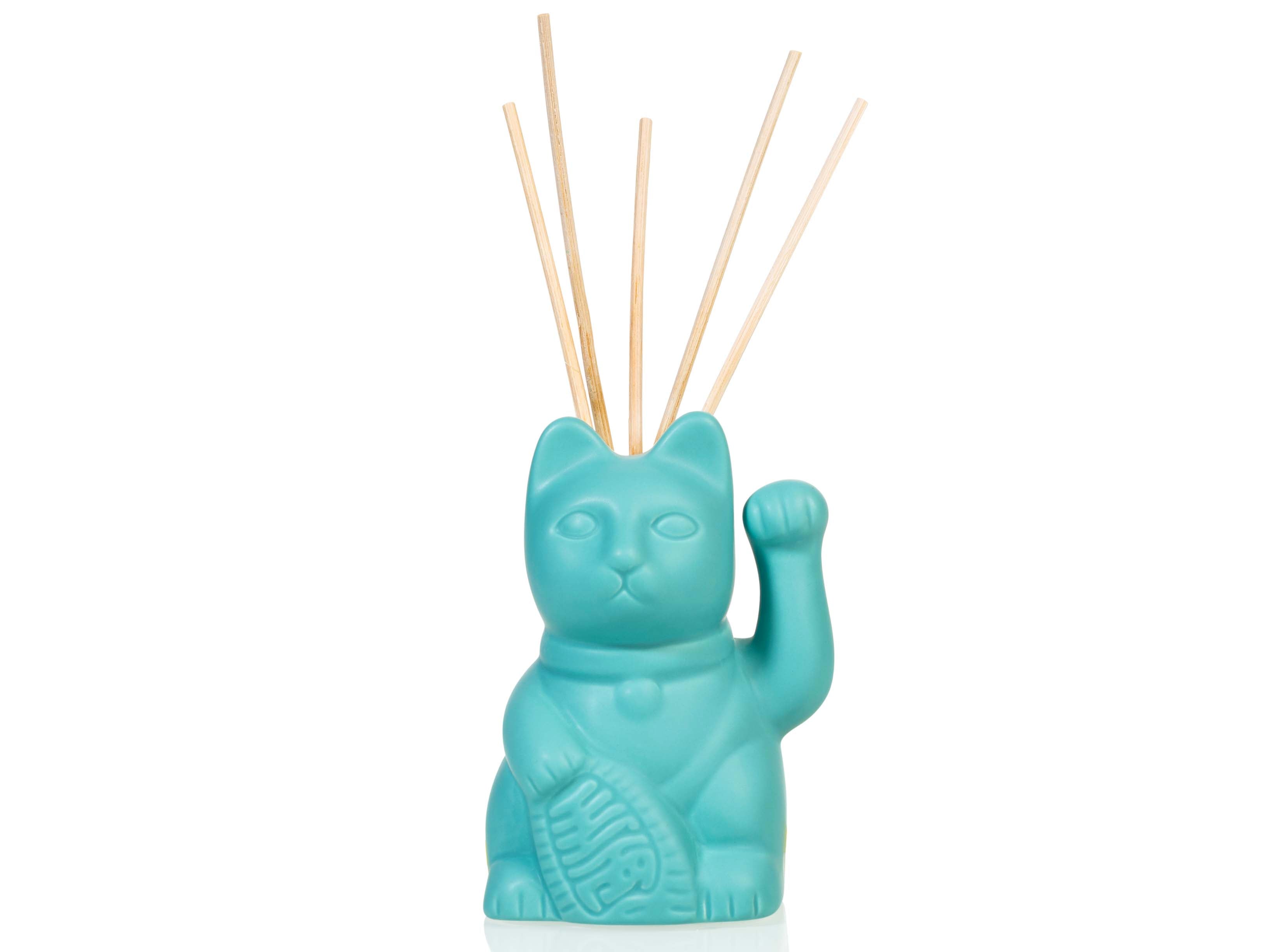 Oil Diffuser Lucky Cat Blue (including 40ml oil & 5 sticks) – BITTEN BV